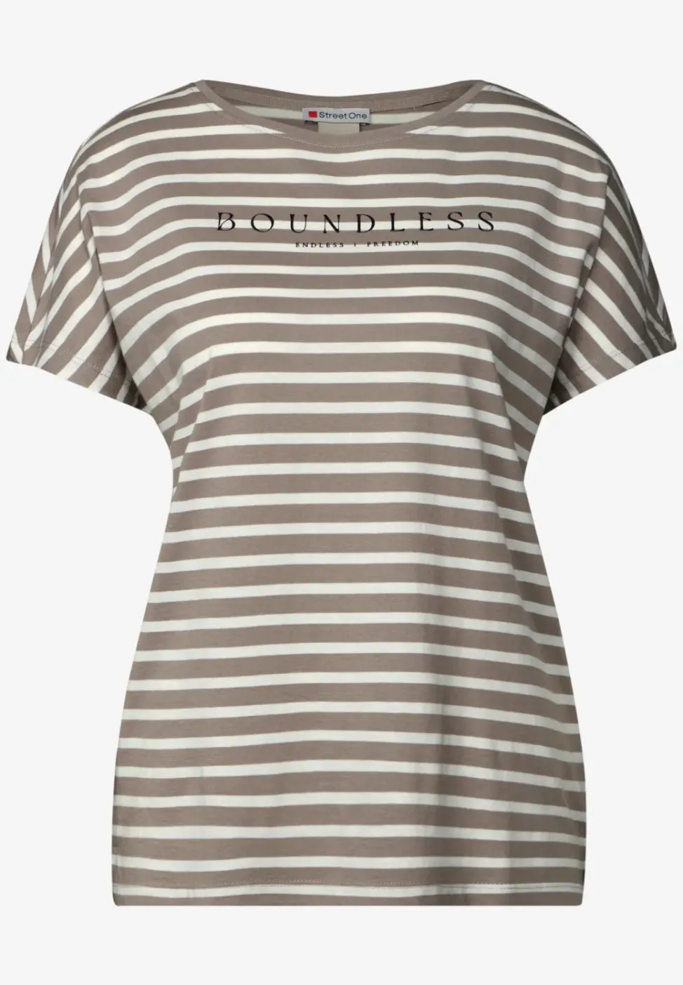 Streifenshirt mit Wording