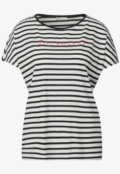 Streifenshirt mit Wording