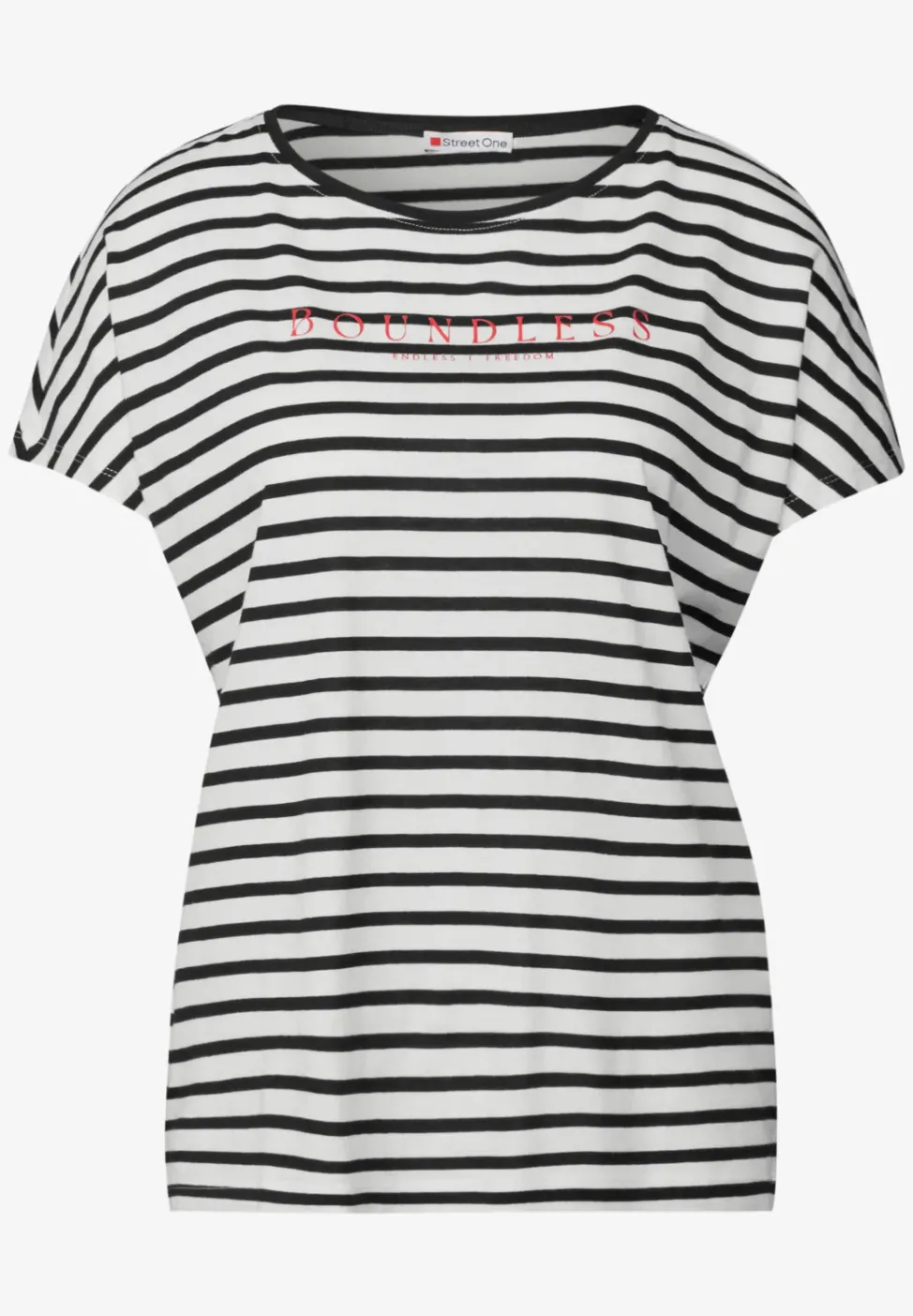 Streifenshirt mit Wording