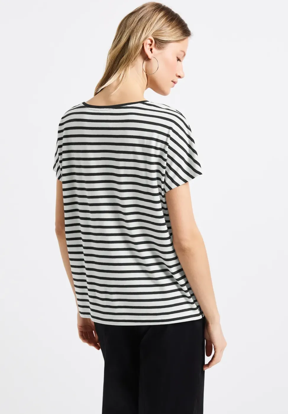 Streifenshirt mit Wording