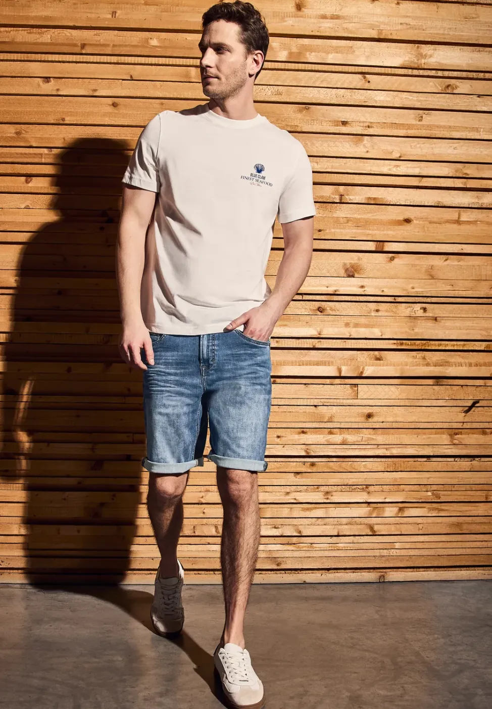 Stretch Jeansshorts