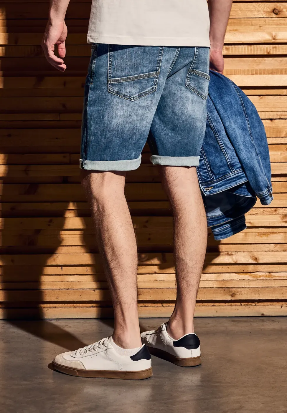Stretch Jeansshorts