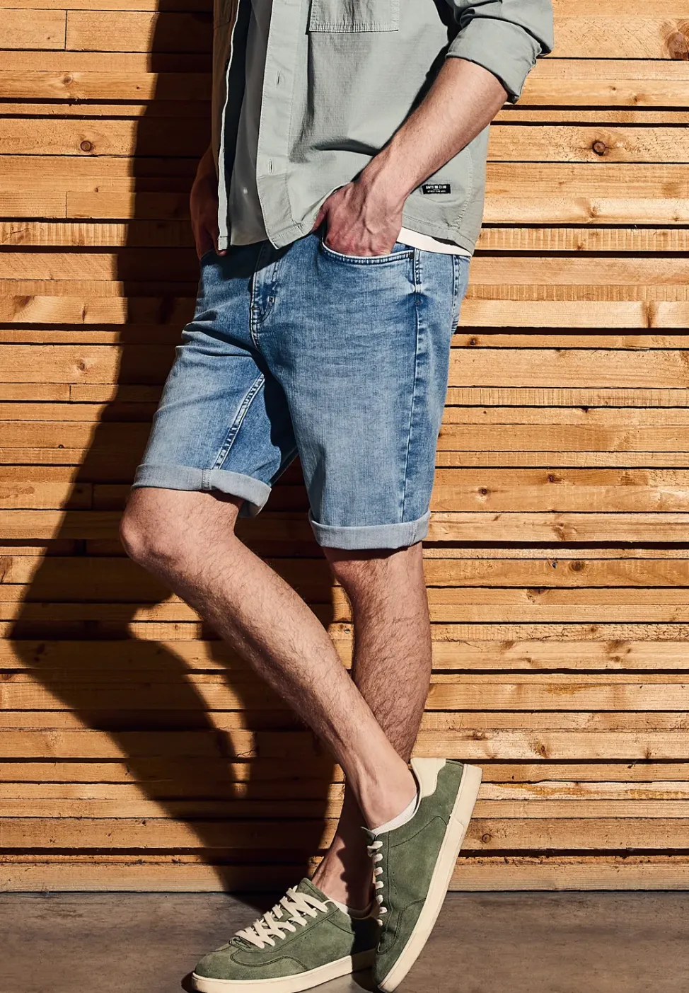 Stretch Jeansshorts