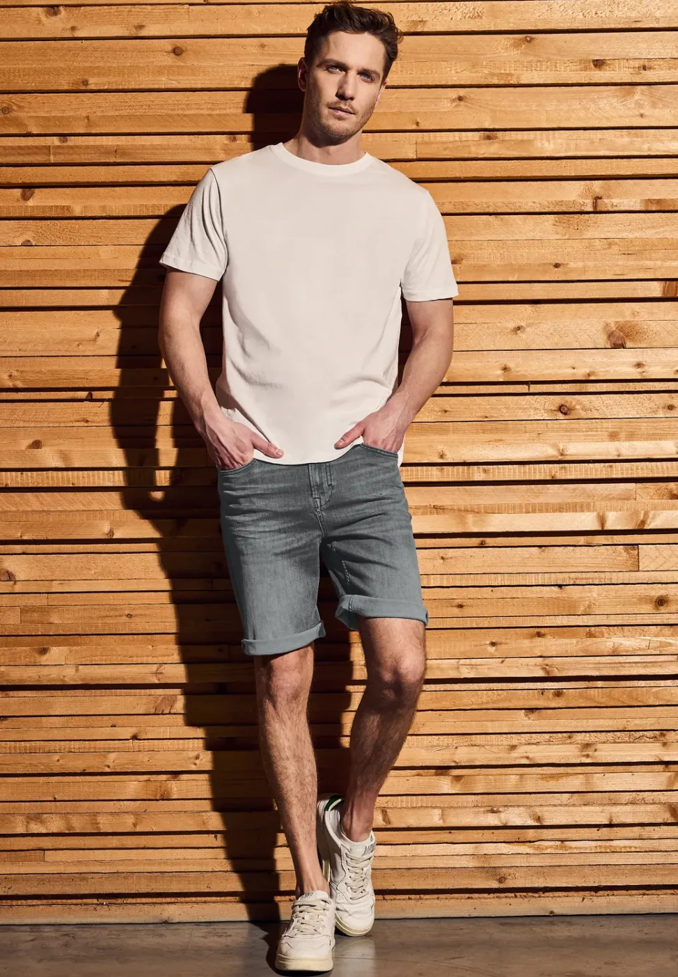 Stretch Jeansshorts