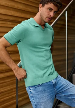 Strick Poloshirt