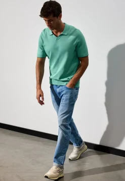 Strick Poloshirt