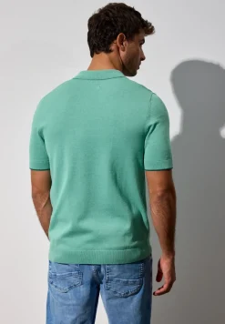 Strick Poloshirt