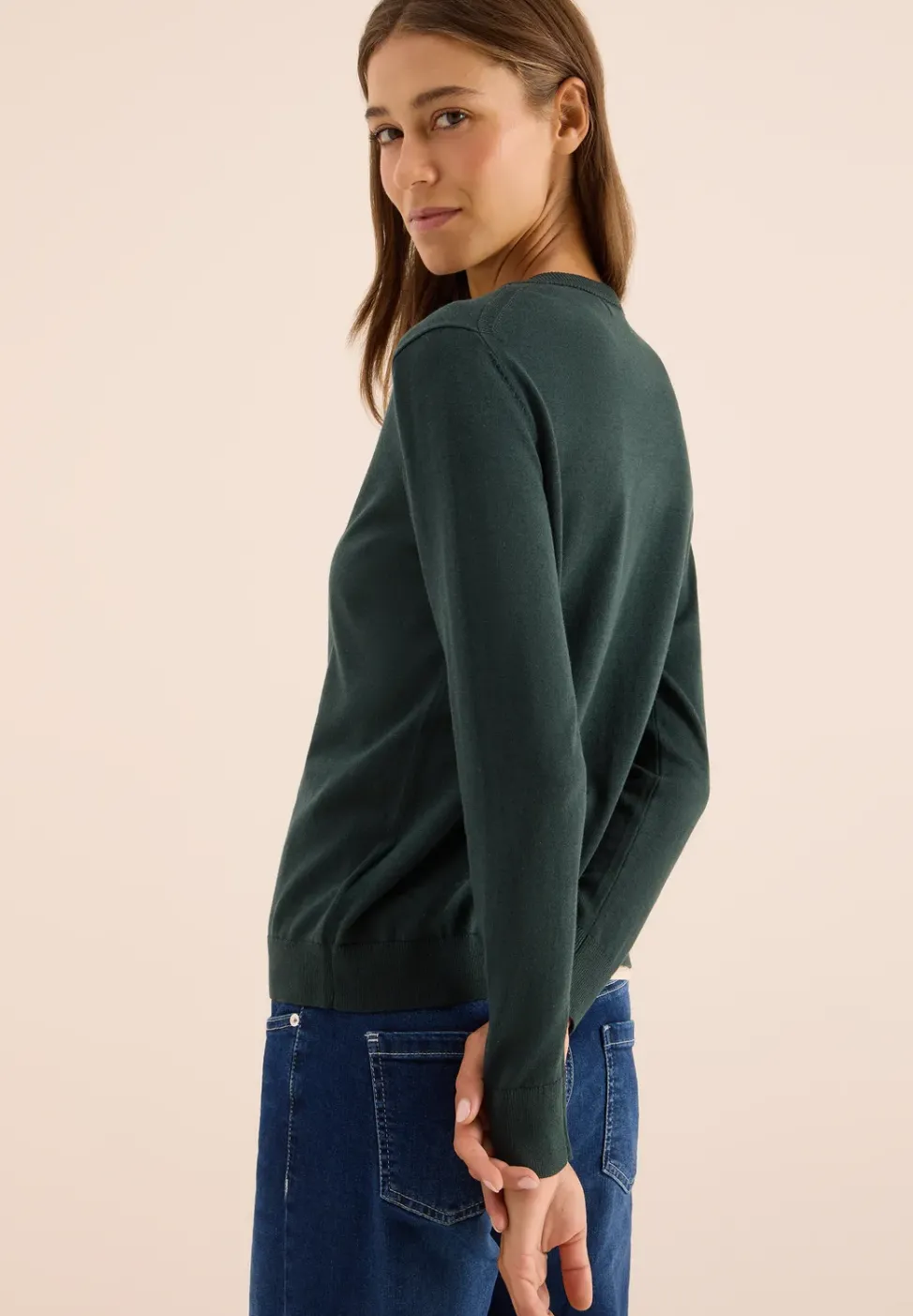 Strickjacke mit Knopfleiste