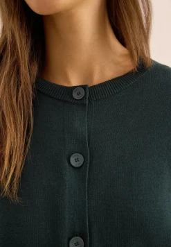 Strickjacke mit Knopfleiste