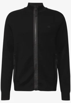 Strickjacke mit Stehkragen