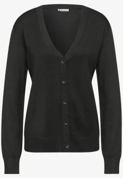 Strickjacke mit V-Ausschnitt