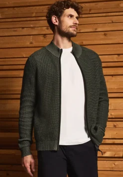 Strickjacke mit Zipper