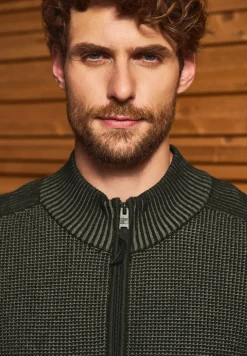 Strickjacke mit Zipper