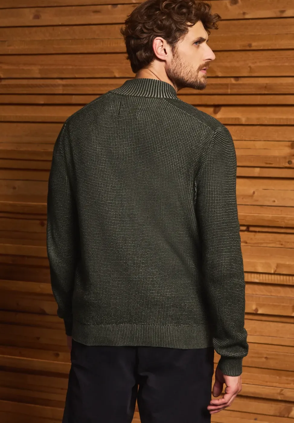 Strickjacke mit Zipper