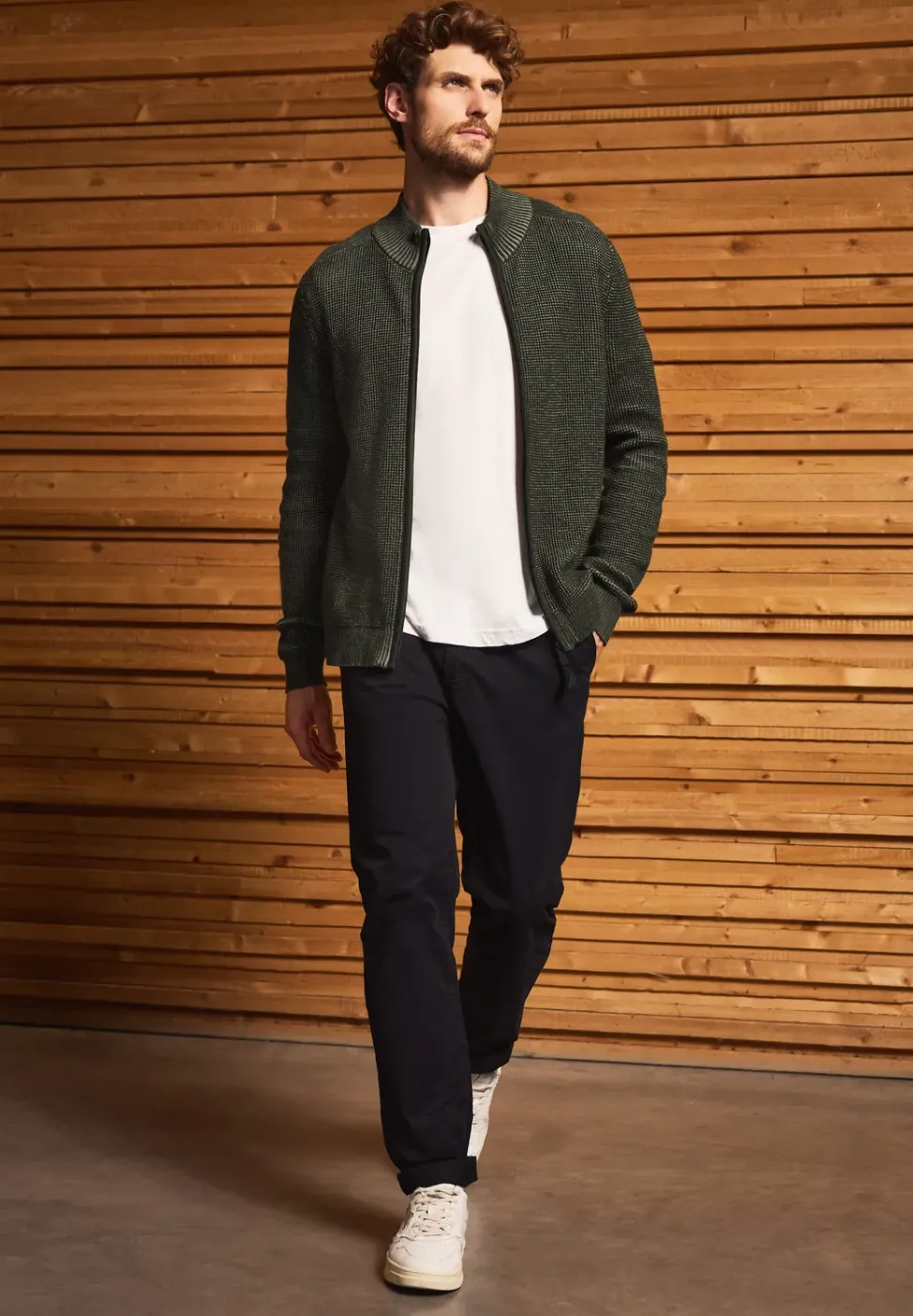 Strickjacke mit Zipper