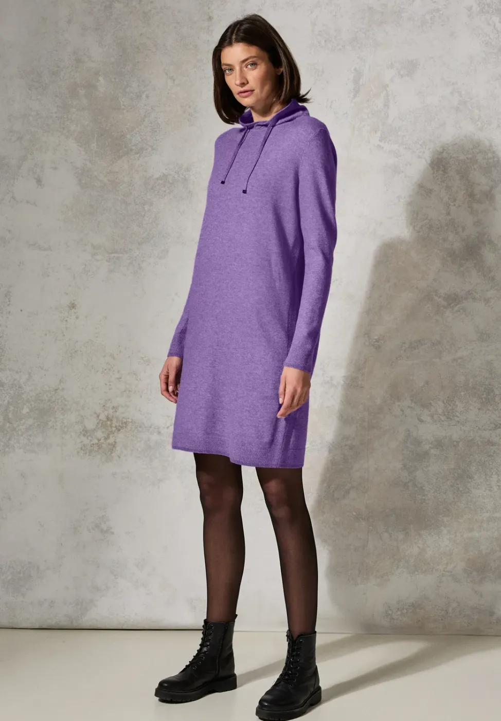 Strickkleid mit Glitzer