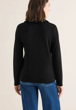 Strick-Look Poloshirt
