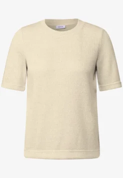 Strick-Look Glitzer T-Shirt