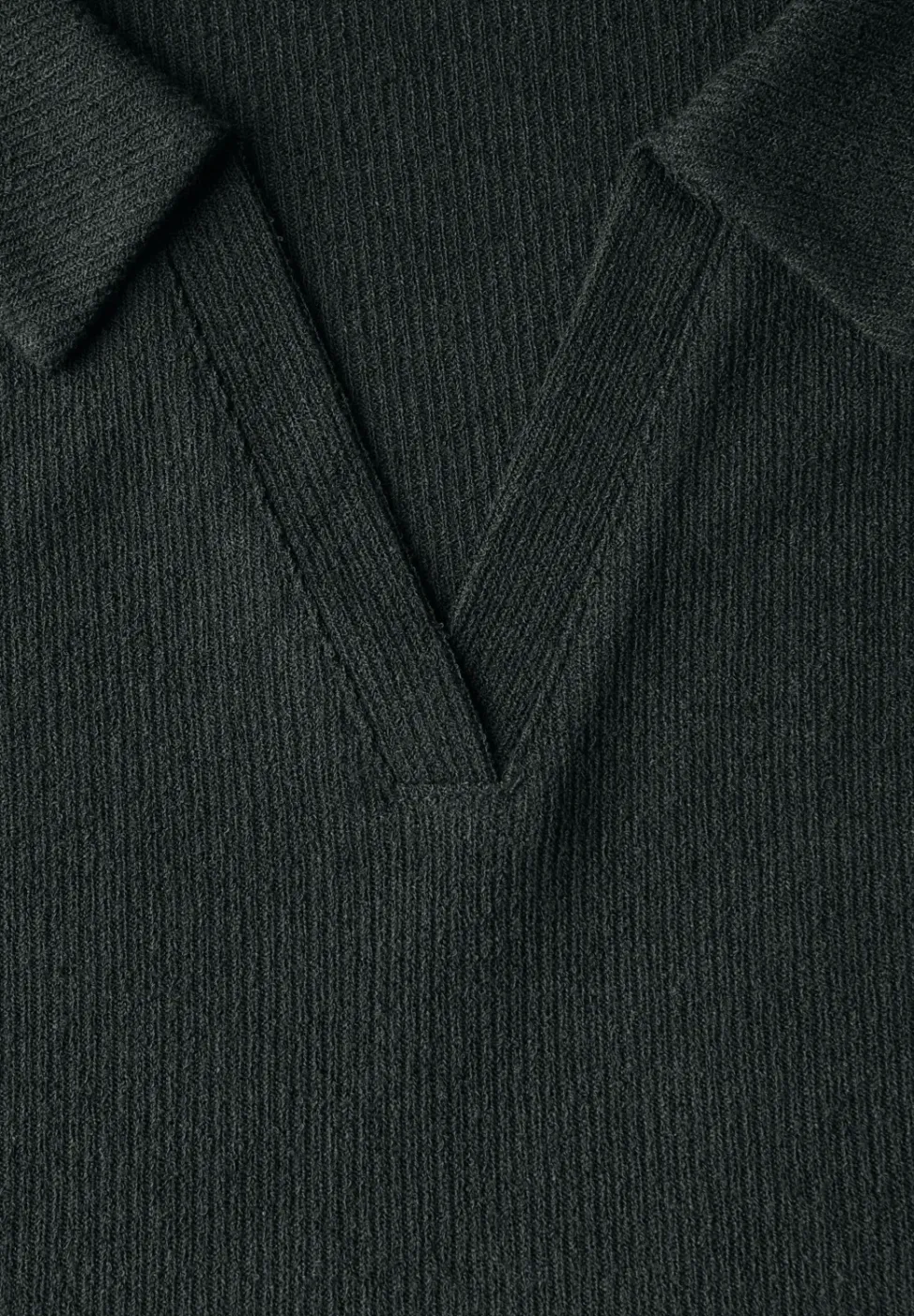 Strick-Look Poloshirt
