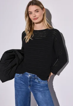 Strick-Look Shirt