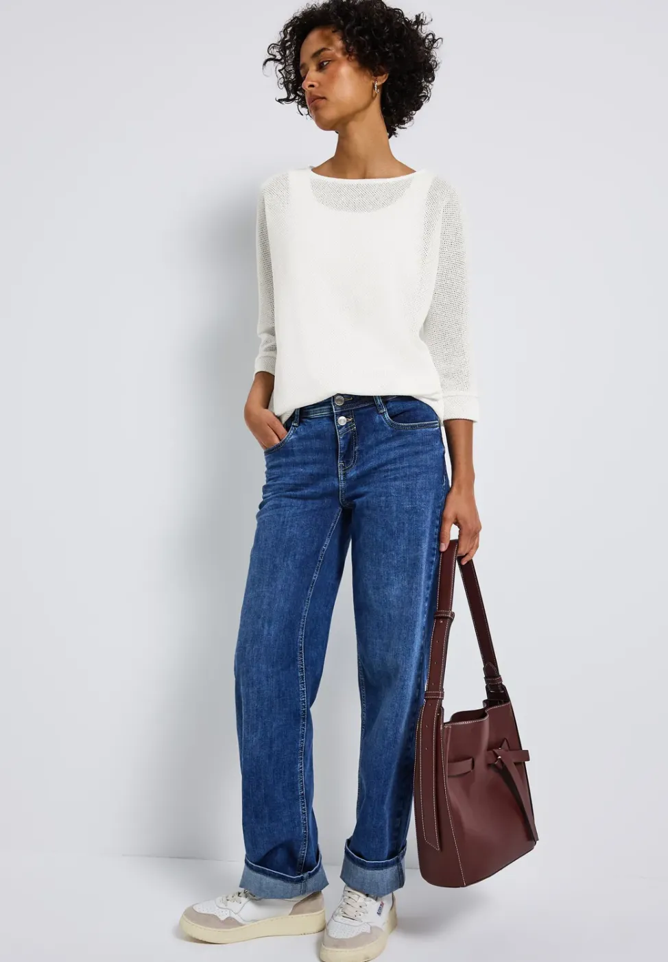 Strick-Look Shirt