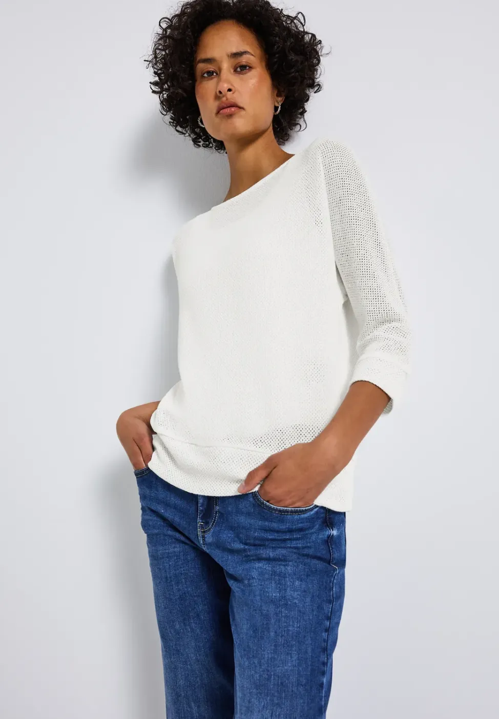 Strick-Look Shirt