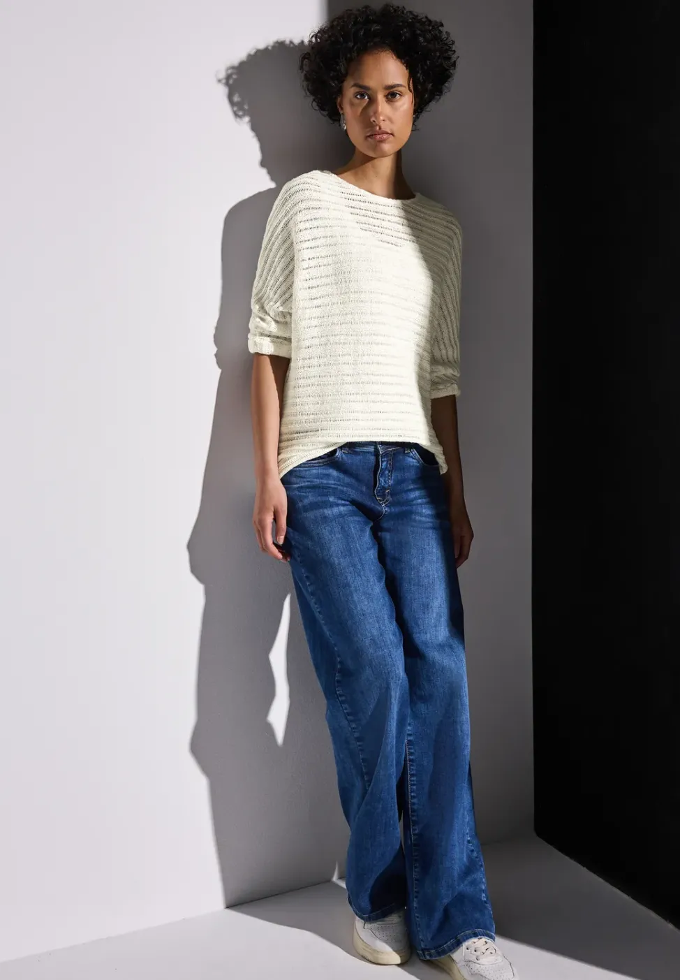 Strick-Look Shirt