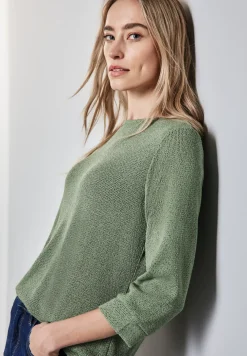Strick-Look Shirt