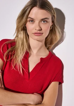 Strick-Look Shirt