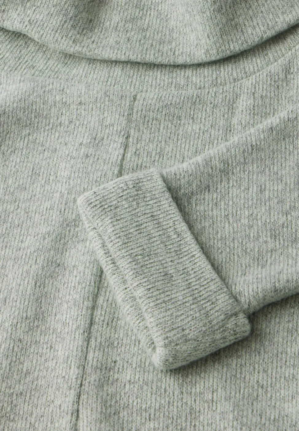 Strick-Look Shirt mit Kragen
