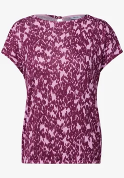 Strick-Look Shirt mit Muster