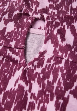 Strick-Look Shirt mit Muster