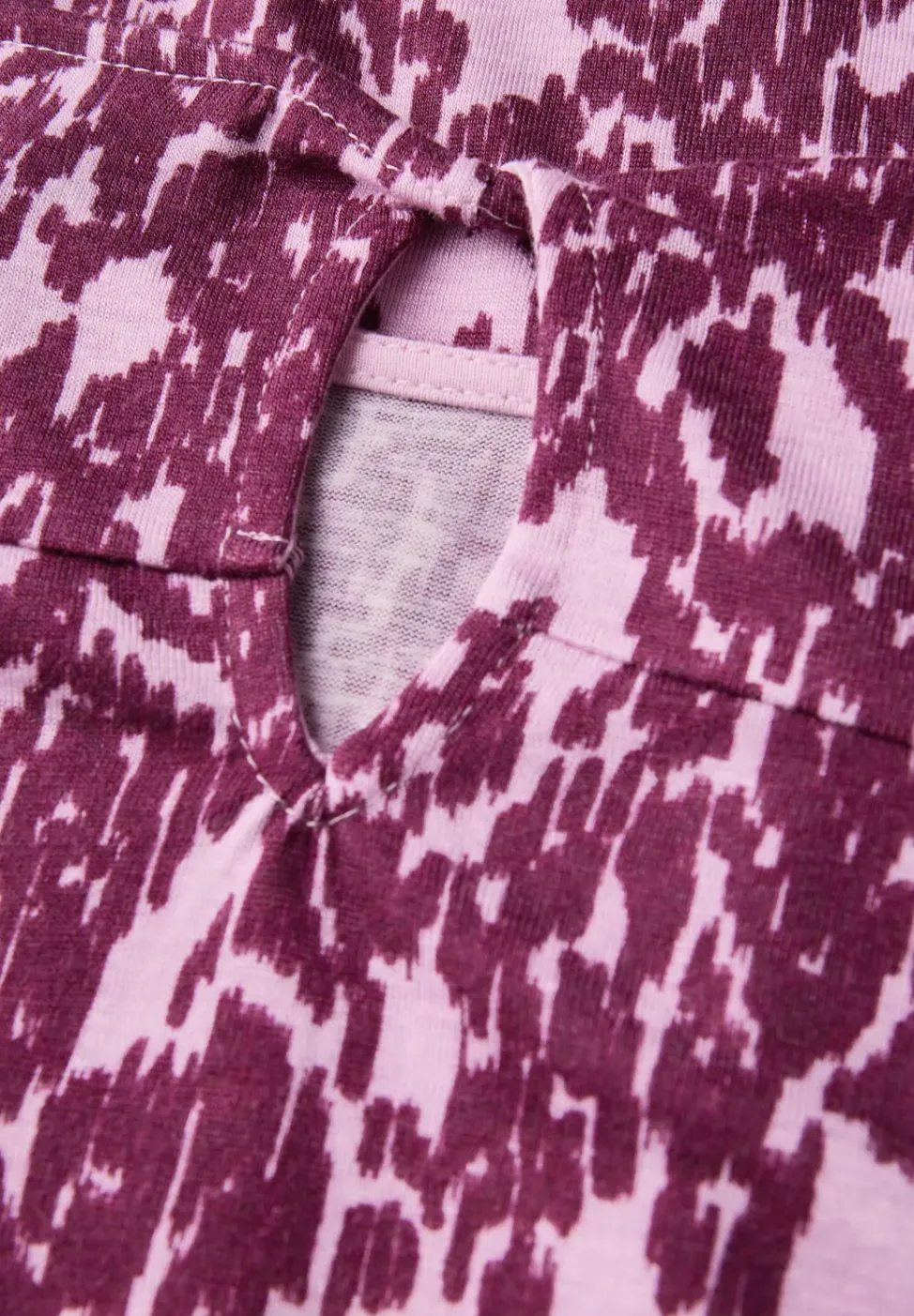 Strick-Look Shirt mit Muster