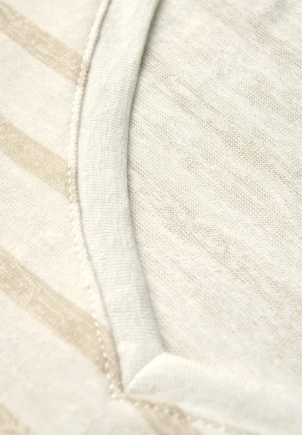 Strick-Look Streifen-Shirt