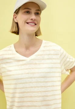 Strick-Look Streifen-Shirt