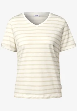 Strick-Look Streifen-Shirt