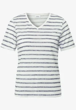 Strick-Look Streifen-Shirt