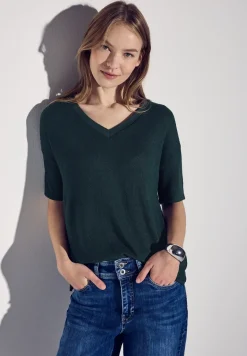 Strick-Look T-Shirt