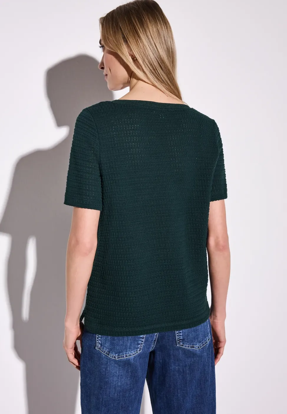 Strick-Look T-Shirt
