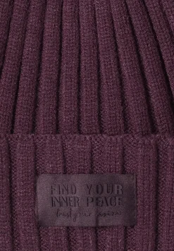 Strickmütze in Unifarbe