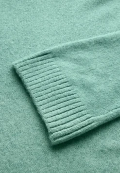 Strickpullover mit Rundhals
