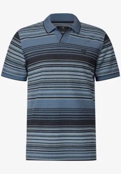Strickstruktur Poloshirt