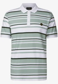 Strickstruktur Poloshirt