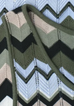 Strick-Top mit Zick-Zack-Muster