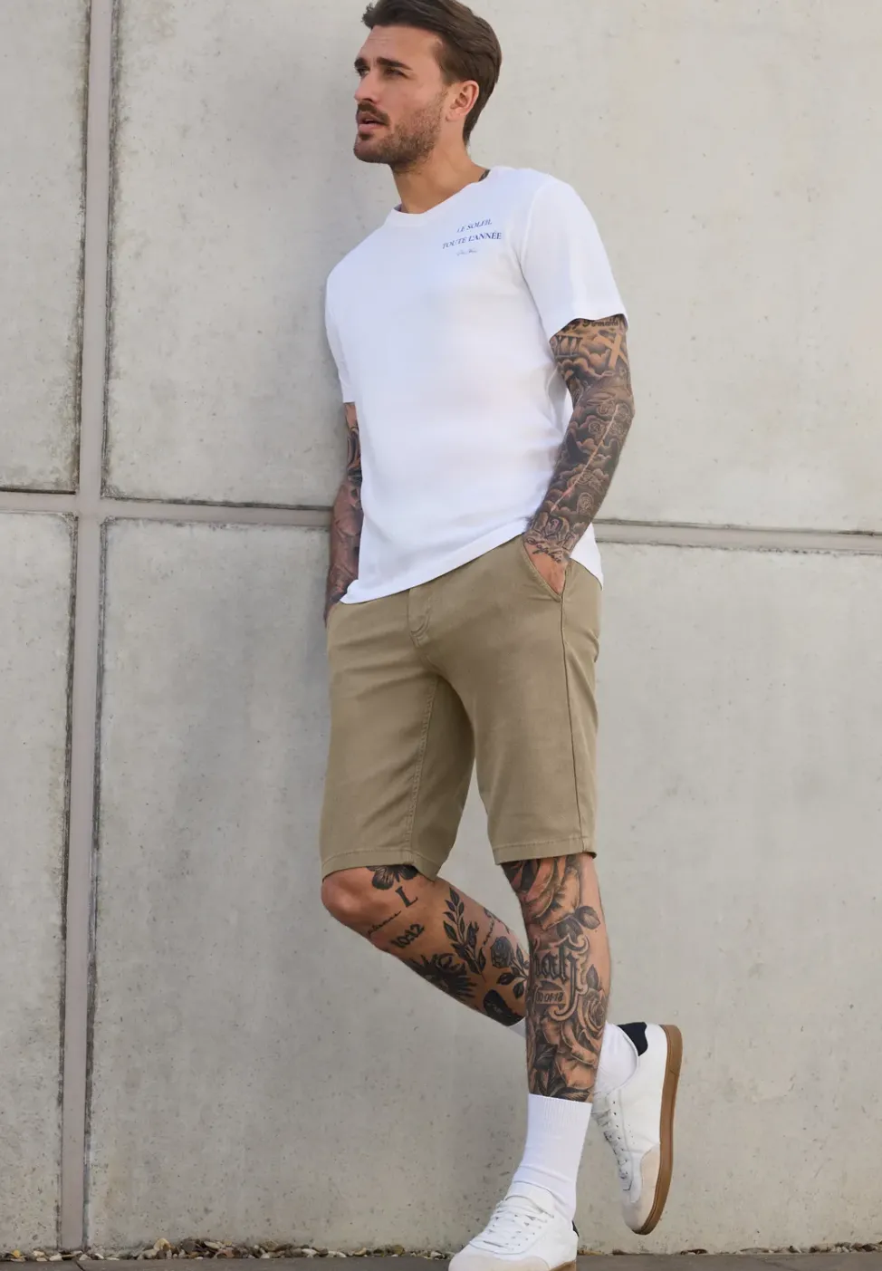 Struktur Chino mit Gürtel