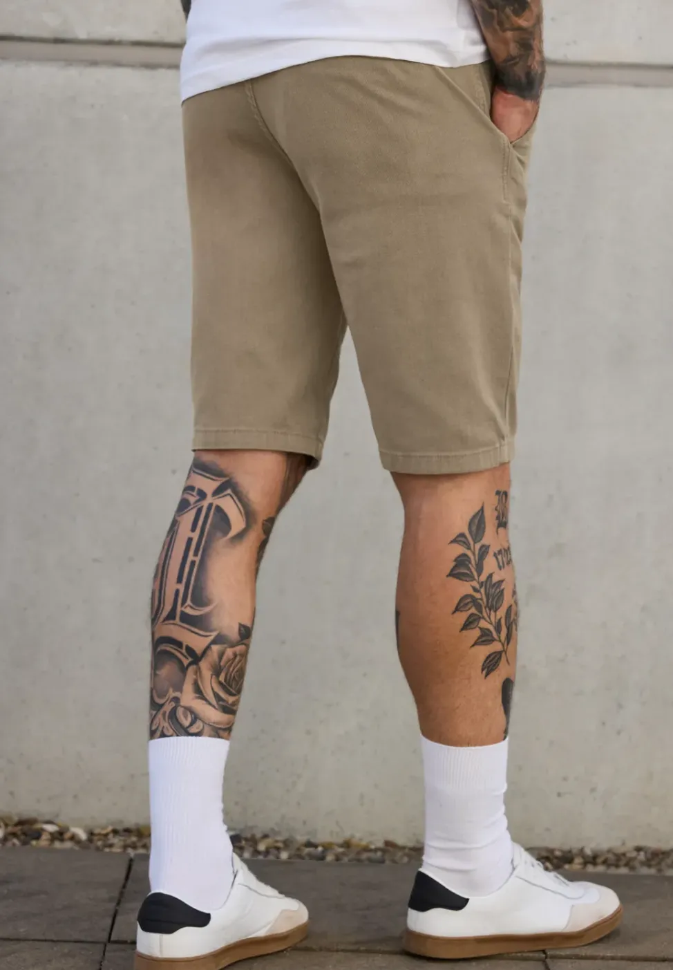 Struktur Chino mit Gürtel
