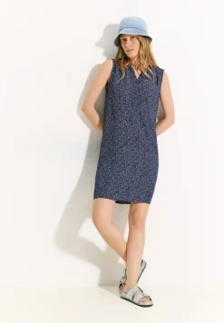 Struktur Print Kleid