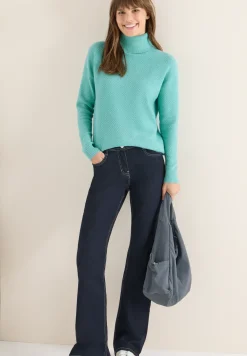 Struktur Rollkragenpullover