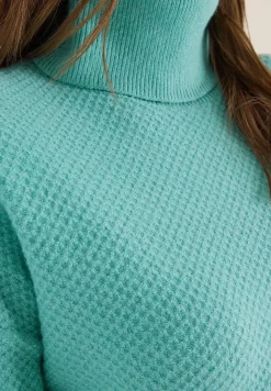 Struktur Rollkragenpullover