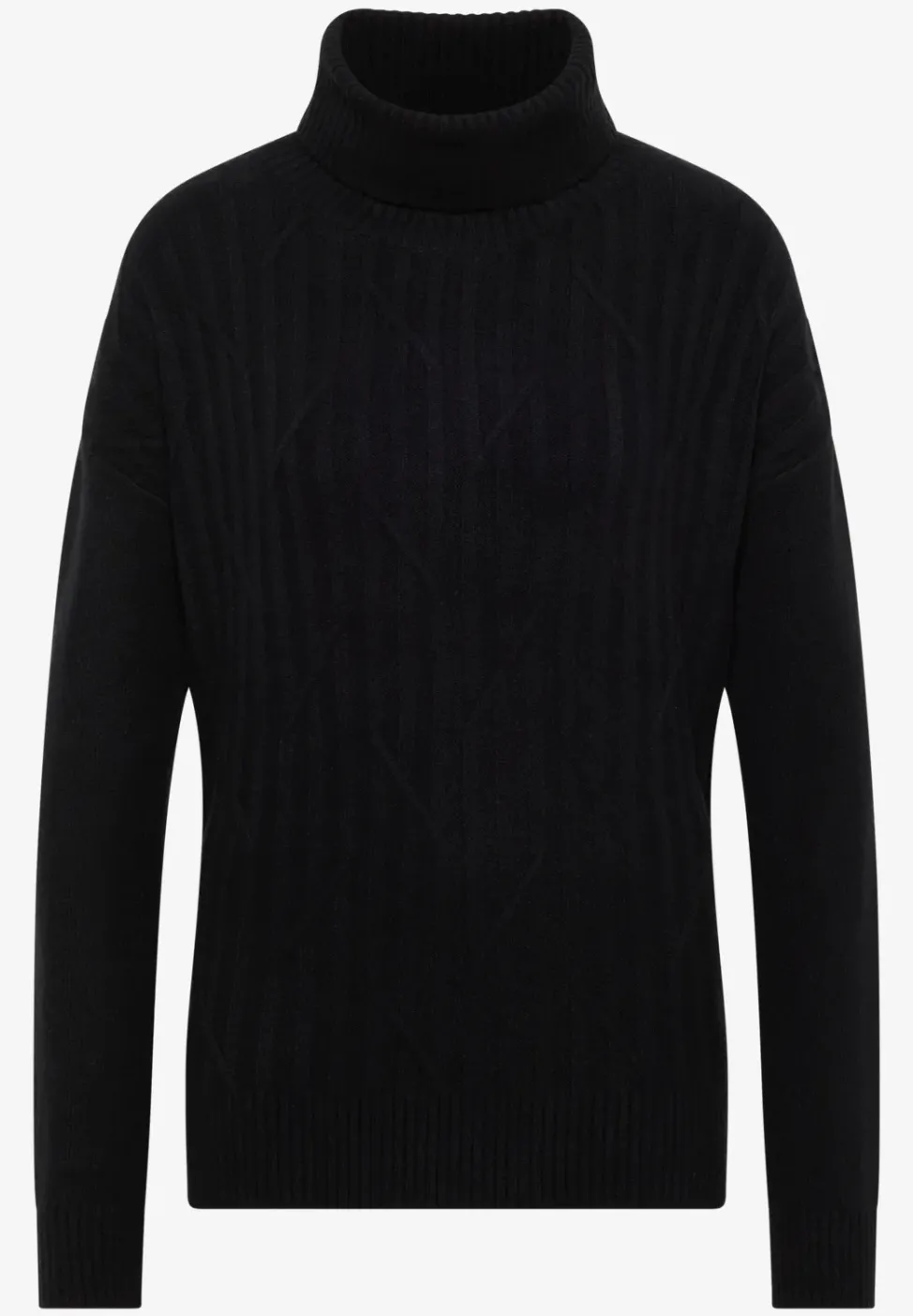 Struktur Rollkragenpullover